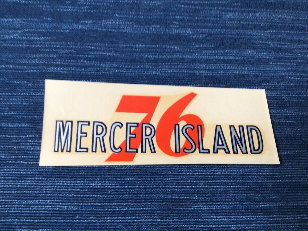 VTG Union 76 Oil Mercer Island Washington Gas Station Decal Travel Souvenir
